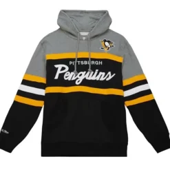 Mitchell & Ness Hoodies & Sweatshirts-Headcoach Hoody Pittsburgh Penguins