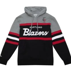 Mitchell & Ness Hoodies & Sweatshirts-Headcoach Hoody Portland Trail Blazers