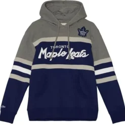 Mitchell & Ness Hoodies & Sweatshirts-Headcoach Hoody Toronto Maple Leafs