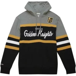 Mitchell & Ness Hoodies & Sweatshirts-Headcoach Hoody Vegas Golden Knights