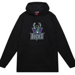 Mitchell & Ness Hoodies & Sweatshirts-Heavyweight Fleece Hoodie Milwaukee Bucks