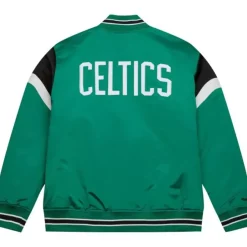 Mitchell & Ness Jackets & Outerwear-Heavyweight Satin Jacket Boston Celtics