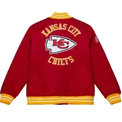Mitchell & Ness Jackets & Outerwear-Heavyweight Satin Jacket Kansas City Chiefs