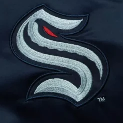 Mitchell & Ness Jackets & Outerwear-Heavyweight Satin Jacket Seattle Kraken