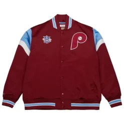 Mitchell & Ness Jackets & Outerwear-Heavyweight Satin Jacket Philadelphia Phillies