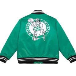 Mitchell & Ness Jackets & Outerwear-Heavyweight Satin Jacket Boston Celtics
