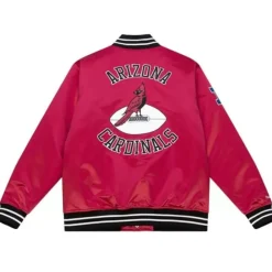 Mitchell & Ness Jackets & Outerwear-Heavyweight Satin Jacket Arizona Cardinals