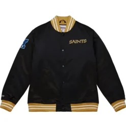Mitchell & Ness Jackets & Outerwear-Heavyweight Satin Jacket New Orleans Saints