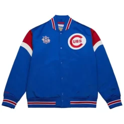 Mitchell & Ness Jackets & Outerwear-Heavyweight Satin Jacket Chicago Cubs