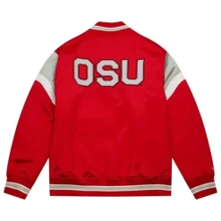 Mitchell & Ness Jackets & Outerwear-Heavyweight Satin Jacket Ohio State