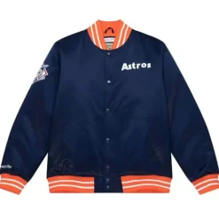 Mitchell & Ness Jackets & Outerwear-Heavyweight Satin Jacket Houston Astros