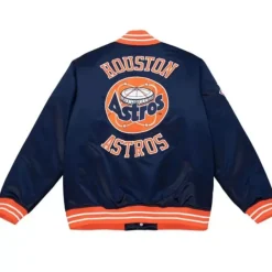 Mitchell & Ness Jackets & Outerwear-Heavyweight Satin Jacket Houston Astros