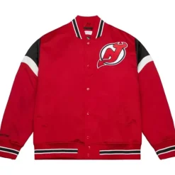 Mitchell & Ness Jackets & Outerwear-Heavyweight Satin Jacket New Jersey Devils