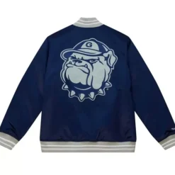 Mitchell & Ness Jackets & Outerwear-Heavyweight Satin Jacket Georgetown University