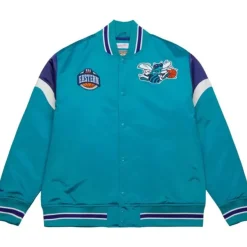 Mitchell & Ness Jackets & Outerwear-Heavyweight Satin Jacket Charlotte Hornets