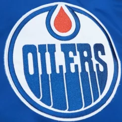 Mitchell & Ness Jackets & Outerwear-Heavyweight Satin Jacket Edmonton Oilers