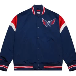 Mitchell & Ness Jackets & Outerwear-Heavyweight Satin Jacket Washington Capitals