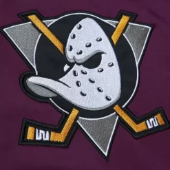 Mitchell & Ness Jackets & Outerwear-Heavyweight Satin Jacket Anaheim Ducks