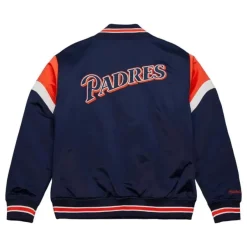 Mitchell & Ness Jackets & Outerwear-Heavyweight Satin Jacket San Diego Padres