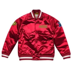 Mitchell & Ness Jackets & Outerwear-Heavyweight Satin Jacket San Francisco 49Ers