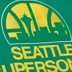 Mitchell & Ness Jackets & Outerwear-Heavyweight Satin Jacket Seattle Supersonics