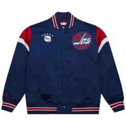 Mitchell & Ness Jackets & Outerwear-Heavyweight Satin Jacket Winnipeg Jets