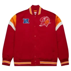 Mitchell & Ness Jackets & Outerwear-Heavyweight Satin Jacket Tampa Bay Buccaneers