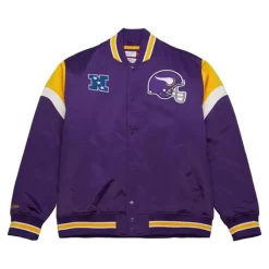 Mitchell & Ness Jackets & Outerwear-Heavyweight Satin Jacket Minnesota Vikings