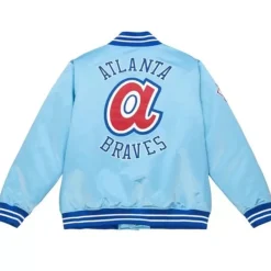 Mitchell & Ness Jackets & Outerwear-Heavyweight Satin Jacket Atlanta Braves