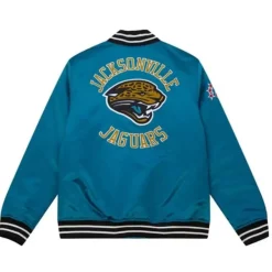 Mitchell & Ness Jackets & Outerwear-Heavyweight Satin Jacket Jacksonville Jaguars