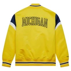 Mitchell & Ness Jackets & Outerwear-Heavyweight Satin Jacket University Of Michigan