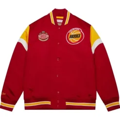 Mitchell & Ness Jackets & Outerwear-Heavyweight Satin Jacket Houston Rockets