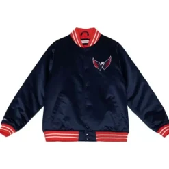 Mitchell & Ness Jackets & Outerwear-Heavyweight Satin Jacket Washington Capitals