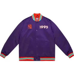 Mitchell & Ness Jackets & Outerwear-Heavyweight Satin Jacket Update All Star 1995