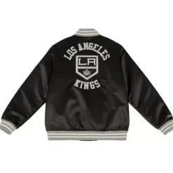 Mitchell & Ness Jackets & Outerwear-Heavyweight Satin Jacket Update Los Angeles Kings