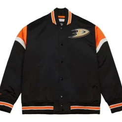 Mitchell & Ness Jackets & Outerwear-Heavyweight Satin Jacket Anaheim Ducks
