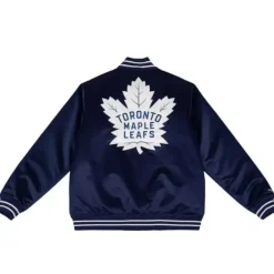 Mitchell & Ness Jackets & Outerwear-Heavyweight Satin Jacket Toronto Maple Leafs