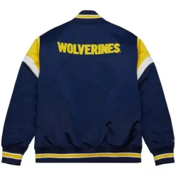 Mitchell & Ness Jackets & Outerwear-Heavyweight Satin Jacket University Of Michigan
