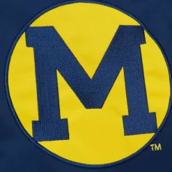 Mitchell & Ness Jackets & Outerwear-Heavyweight Satin Jacket University Of Michigan
