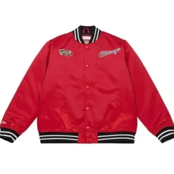 Mitchell & Ness Jackets & Outerwear-Heavyweight Satin Jacket Chicago Bulls