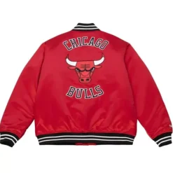 Mitchell & Ness Jackets & Outerwear-Heavyweight Satin Jacket Chicago Bulls