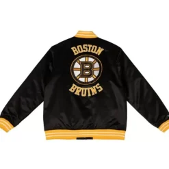 Mitchell & Ness Jackets & Outerwear-Heavyweight Satin Jacket Boston Bruins