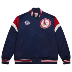 Mitchell & Ness Jackets & Outerwear-Heavyweight Satin Jacket St. Louis Cardinals