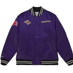 Mitchell & Ness Jackets & Outerwear-Heavyweight Satin Jacket Baltimore Ravens