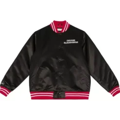 Mitchell & Ness Jackets & Outerwear-Heavyweight Satin Jacket Chicago Blackhawks