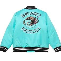 Mitchell & Ness Jackets & Outerwear-Heavyweight Satin Jacket Vancouver Grizzlies