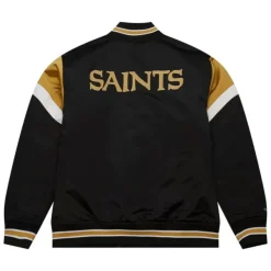 Mitchell & Ness Jackets & Outerwear-Heavyweight Satin Jacket New Orleans Saints