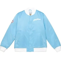 Mitchell & Ness Jackets & Outerwear-Heavyweight Satin Jacket Philadelphia Phillies