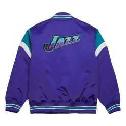 Mitchell & Ness Jackets & Outerwear-Heavyweight Satin Jacket Utah Jazz
