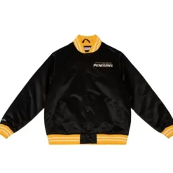 Mitchell & Ness Jackets & Outerwear-Heavyweight Satin Jacket Pittsburgh Penguins